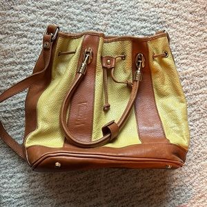 Valentina Leather Bucket Bag